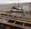 The old dock at Hat Point was destroyed in the severe storms in September and October 2019. Submitted photo